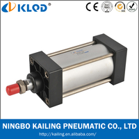 Cilindro pneumático de ar com material de alumínio sc 80x200, marca klqd