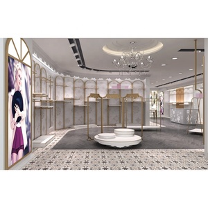 Exhibidores de Ropa Personalizados de Lujo para Tiendas de Ropa Femenina - Product Image 1