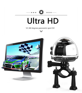 2017 lente Única <span class=keywords><strong>4</strong></span> <span class=keywords><strong>k</strong></span> V1 cámara panorámica 360 Mini Cámara 360 Grados cámara de Los Deportes - Product Image 4