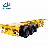 Container Chassis Container Chassis 2 / 3 Axles 20ft /40ft Frame Skeleton Container Chassis Trailer With Twist Locks