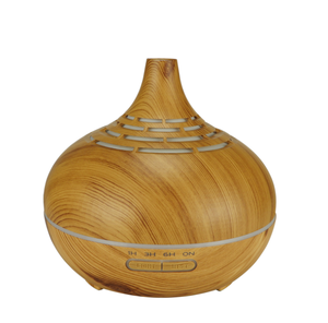 Difusor de Aromaterapia Portátil Ultrasónico Hidly con Aspecto de Madera, Humidificador de Aire de Vapor Frío de 400 ml con Cambio de Color LED - Product Image 4