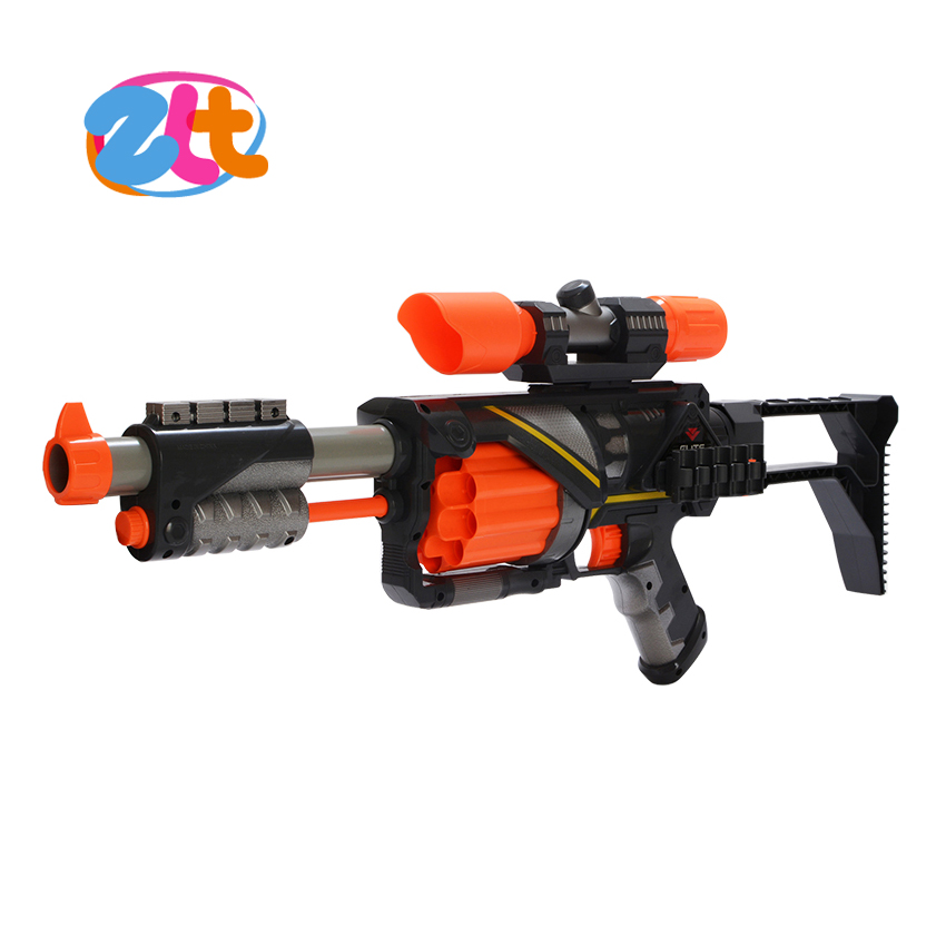 Высококачественный воздушный игрушечный пистолет с мягкими пулями и батареей