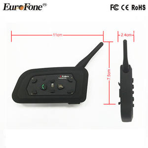 Nuevas llegadas Motocicleta <span class=keywords><strong>V6</strong></span> Bluetooth Interfono/Intercom hasta 1200 metro por 6 pilotos manos libres bluetooth casco - Product Image 4