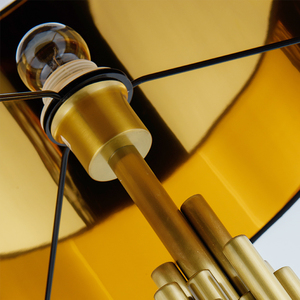 Trung Sơn Chiếu Sáng Đen Chụp Đèn Vàng Cơ Sở Ánh Sáng Đèn Bàn Cho Phòng Khách - Product Image 5