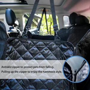 Pet Seat Cover Waterproof Non-slip Car Decoration Car Seat Back Seat Protector With Extra Side Flaps