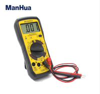 Multimeter Digital DT-9205A Voltmeter Ammeter OHM Volt Tester AC/DC LCD Pengukur Arus Listrik dengan Proteksi Beban Berlebih