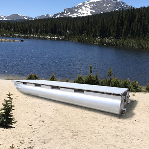 KinOcean 38FT Easy <strong>Float</strong> Aluminum <strong>Pontoons</strong> <strong>Tube</strong> for <strong>Pontoon</strong> <strong>Boat</strong> - Product Image 3