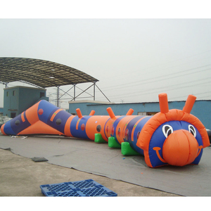 Parcours d'obstacles gonflable en forme <span class=keywords><strong>de</strong></span> <span class=keywords><strong>ver</strong></span>, aire <span class=keywords><strong>de</strong></span> jeux gonflable pour enfants - Product Image 1