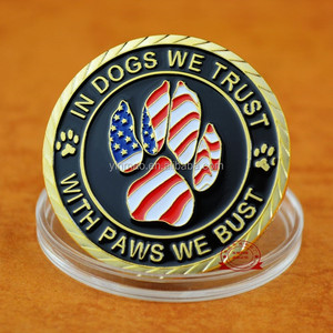 <span class=keywords><strong>K9</strong></span> Hond Munt 16 Jaar Productie Ervaring Op Maat Gouden Munt - Product Image 2