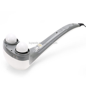 Martillo de masaje eléctrico de doble cabeza LUYAO con calor infrarrojo | Masajeador corporal de mano para alivio de tejidos profundos y relajación muscular - Product Image 4