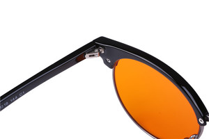 Mitad rim ronda TR90 marco bloque 99% 100% La luz azul <span class=keywords><strong>bloqueador</strong></span> para dormir <span class=keywords><strong>mejor</strong></span> naranja azul de bloqueo de luz gafas - Product Image 6