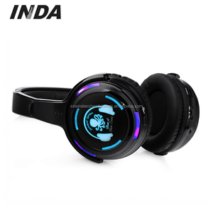 Auriculares Inalámbricos LED UHF de 3 Canales para Discoteca Silenciosa, Bodas, DJ, Cumpleaños RF988 - Product Image 4