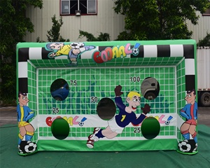 Nhà máy trực tiếp-bán vui inflatable bóng đá ném trò chơi cho bán - Product Image 2