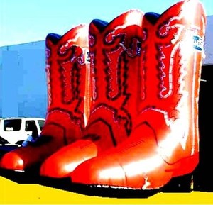 Botas Inflables Gigantes de Alta Calidad, Tipo Reebok, para Publicidad, Botas de Vaquero Inflables - Product Image 2