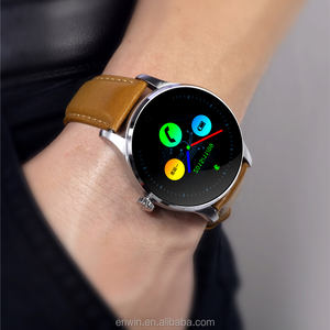 2016 À <span class=keywords><strong>La</strong></span> Mode Forme Ronde Soins de Santé Bluetooth Montre <span class=keywords><strong>Smart</strong></span> <span class=keywords><strong>Watch</strong></span> avec Moniteur de Fréquence Cardiaque - Product Image 5