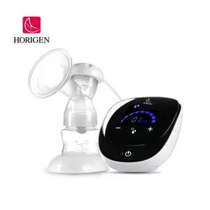 Horigen无痛单发光二极管屏幕和高级触摸吸奶器电动婴儿母乳喂养