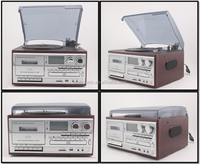 Lecteur de plateau tournant personnalisé, lecteur de cassette avec radio et cd, de haute qualité