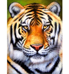 Decoración del Hogar, Pintura de Animales, <span class=keywords><strong>Tigre</strong></span> Feroz, Impresión de Pintura al Óleo sobre <span class=keywords><strong>Lienzo</strong></span> - Product Image 1