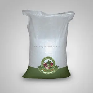 泰国白色聚丙烯编织塑料空层压大米包装袋 20千克 50千克