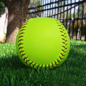 Pelotas de Softbol de Cuero de Alta Calidad de 12 Pulgadas, 180-195g, Color Amarillo o Personalizado, Núcleo de Corcho/Goma, Marca FIRANT, Modelo 24-SB0006 - Product Image 4