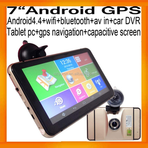 Lo nuevo 7 pulgadas HD capacitiva Android de navegación GPS con FHD 1080 P del coche DVR WIFI AV Bluetooth 512 mb 8 GB - Product Image 2