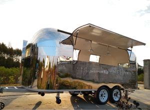 Custom food truck barra de helado <span class=keywords><strong>airstream</strong></span> <span class=keywords><strong>caravana</strong></span> de alimentos con cocina - Product Image 4
