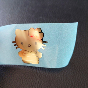 Tùy Chỉnh 24K Vàng Kim Loại Nhãn Dán Nhãn Dập Nổi Chrome Tấm Rose Gold Kim Loại Nickel Nhãn Dán Nhãn Thủ Công Mỹ Nghệ - Product Image 4