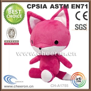Fábrica <span class=keywords><strong>de</strong></span> peluche regalos encantadores <span class=keywords><strong>de</strong></span> la felpa zorro con <span class=keywords><strong>cara</strong></span> dulce - Product Image 6