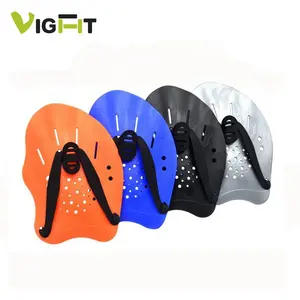 VIGFIT hand swimming paddles pool durable Eco friendly colorfulsilicone comfortable support oem