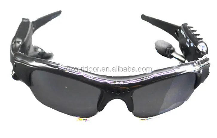 Moda polarizado auricular bluetooth MP3 8 GB cámara gafas de sol, top quality wireless gafas deportivas