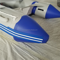 2018 CE chine 1.2mm PVC 3.6m bateau à rames gonflable pliant en plastique à vendre