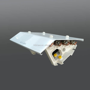 Bloc <span class=keywords><strong>de</strong></span> jonction électrique industriel haute intensité 200A en plastique PA, barre omnibus, boîte <span class=keywords><strong>de</strong></span> raccordement <span class=keywords><strong>de</strong></span> fils 500V à connexion par vis pour - Product Image 2