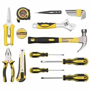 Stück Home Repair Tool Set, Allgemeine Haushalt Hand Tool Kit mit Kunststoff Werkzeug Box Lagerung
