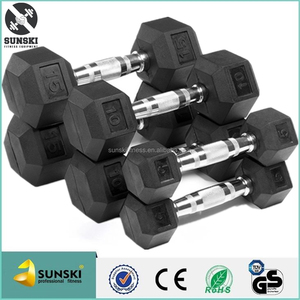 Rubber Gum CUFFLINK hexagonal and free weights with CUFFLINK s - Product Image 2