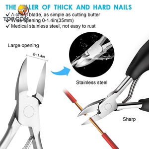 Uña Clipper <span class=keywords><strong>para</strong></span> grueso las <span class=keywords><strong>uñas</strong></span> uña encarnada herramienta profesional de clavo clipper - Product Image 2