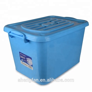Factory Price High Quality Reusable Clear Bin Transparent Big Clothes Stackable Storage Box With Lid