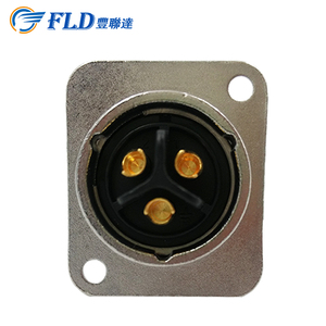 IP65 Étanche Électrique <span class=keywords><strong>DC</strong></span> <span class=keywords><strong>3</strong></span> Broches Connecteur D'alimentation pour Écran LED Affichage - Product Image 2
