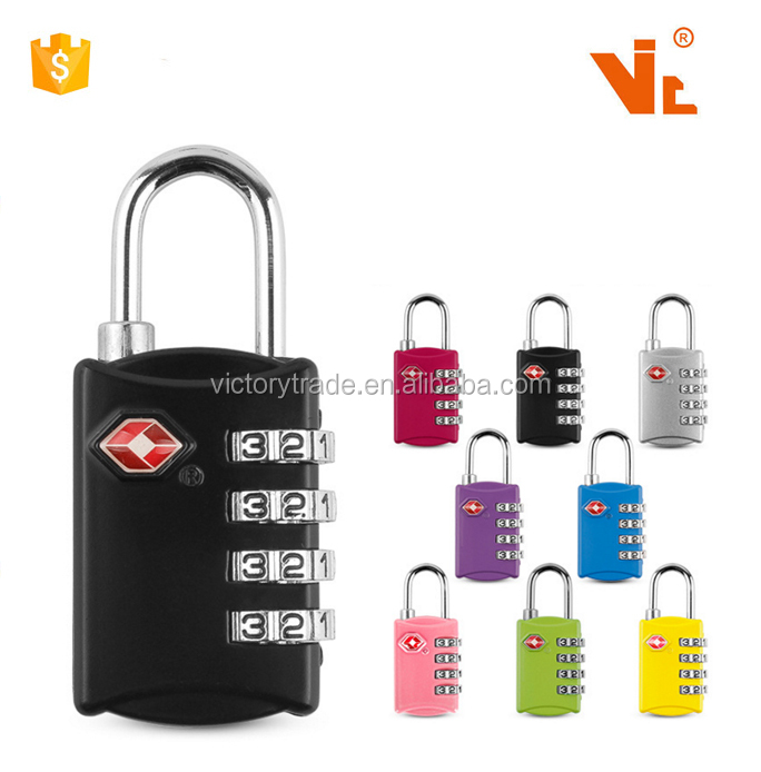 V-GF21-22 Горячая 4 цифр кодовый замок TSA багаж сумка замок