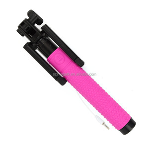 Gel de sílice antideslizante mango tomar selfie stick para teléfonos móviles, holding selfie palo con el clip + cable - Product Image 4