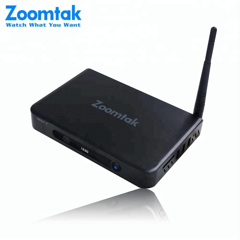 Zoomtak T8plus-2 ott android canlı tv kutusu octa çekirdekli 4 K streaming tv kutusu xbmc media player arapça kanallar iptv kutu
