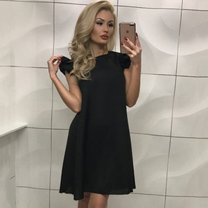 <span class=keywords><strong>Vestidos</strong></span> de Moda <span class=keywords><strong>para</strong></span> Mujer, Vestido Corto Holgado de Verano <span class=keywords><strong>para</strong></span> <span class=keywords><strong>Fiesta</strong></span> <span class=keywords><strong>en</strong></span> <span class=keywords><strong>la</strong></span> <span class=keywords><strong>Playa</strong></span>, <span class=keywords><strong>Vestidos</strong></span> Mini de Manga Corta - Product Image 2