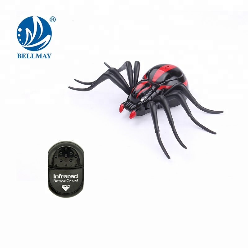 Bemay игрушечные игрушки rc Инфракрасный Черный пульт дистанционного управления паук для игры