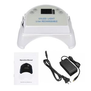 TY-600 64W 28 <span class=keywords><strong>LED</strong></span> Lampe À Ongles <span class=keywords><strong>UV</strong></span> Lumière Gel Vernis À Ongles Sèche Rechargeable Sans Fil D'affichage À CRISTAUX LIQUIDES Sans Fil Manucure Minuteries Sèche-ongles - Product Image 4