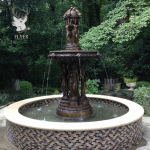 Fuente de agua grande de bronce antiguo para mujer, cabezal de León de bronce, para jardín, gran oferta, <span class=keywords><strong>nuevo</strong></span> diseño - Product Image 3
