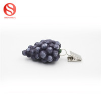 Clip de décoration de table en résine, accessoires pour décoration de table, fraises, bananes, raisin, pastèque, fruits