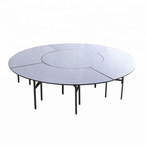 <span class=keywords><strong>Fer</strong></span> cadre ronde pliante PVC <span class=keywords><strong>table</strong></span> pour 8-12 personne - Product Image 3