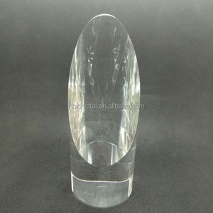 Grande transparente <span class=keywords><strong>cristal</strong></span> elegante taza del Trofeo de recuerdo - Product Image 1