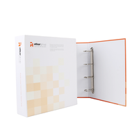 Carpeta de Archivo de Papel de Tapa Dura Personalizada de Alta Calidad con Logotipo, Impresión a Color A4, Anillas de 3 Pulgadas y 4D