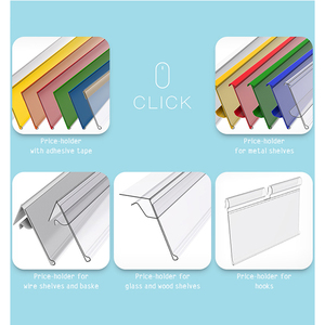 Suporte de Etiqueta Plástico para Preços, Fita Plástica para Preços de Varejo, Suporte de Preço para Supermercado - Product Image 2