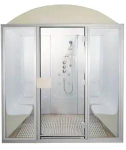 2 people use fashionable design acrylic material wet steam outdoor and indoor home steam room kits